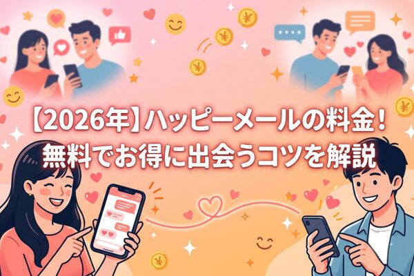 【2026年】ハッピーメールの料金！